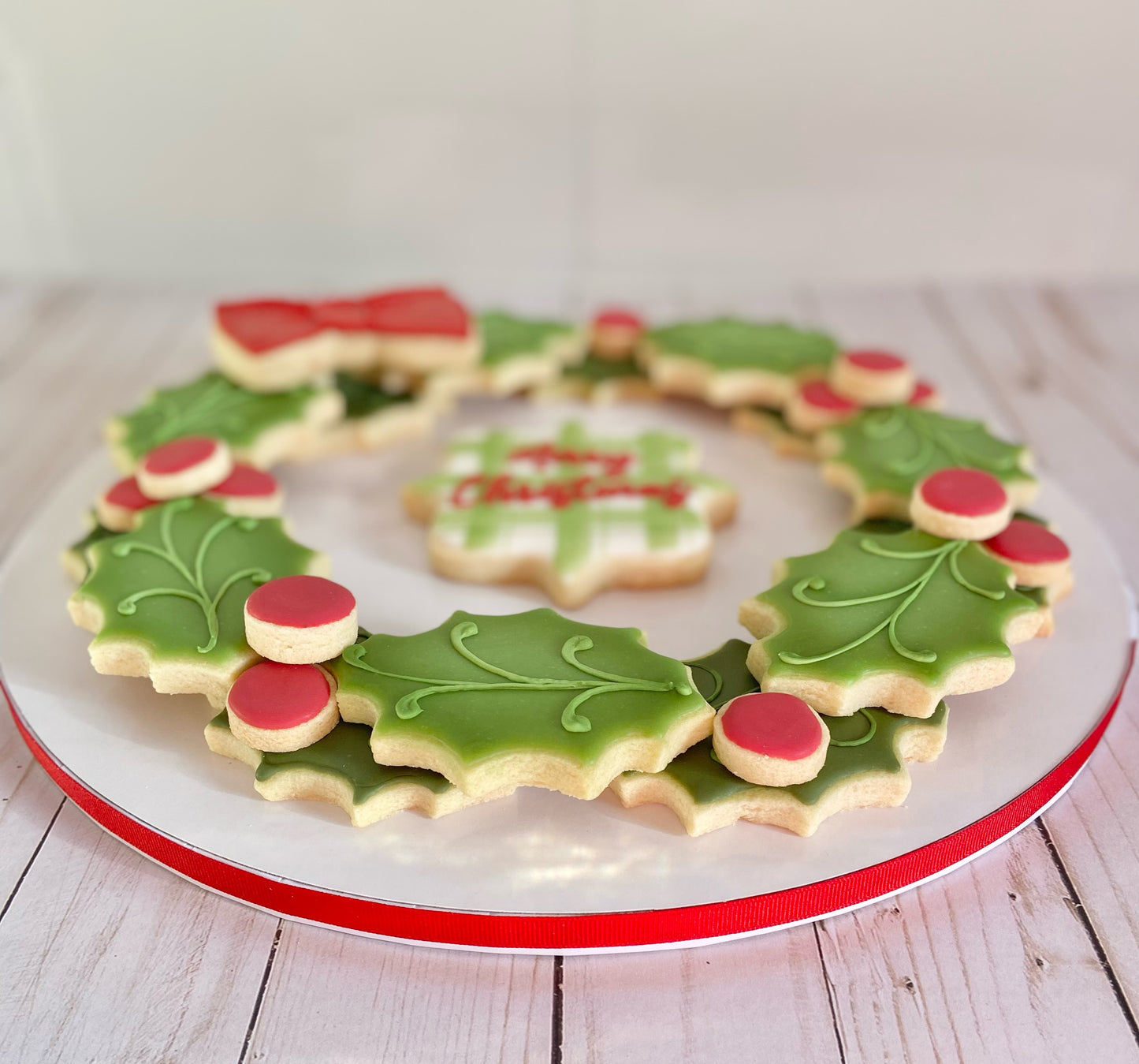 Christmas Cookie Wreath