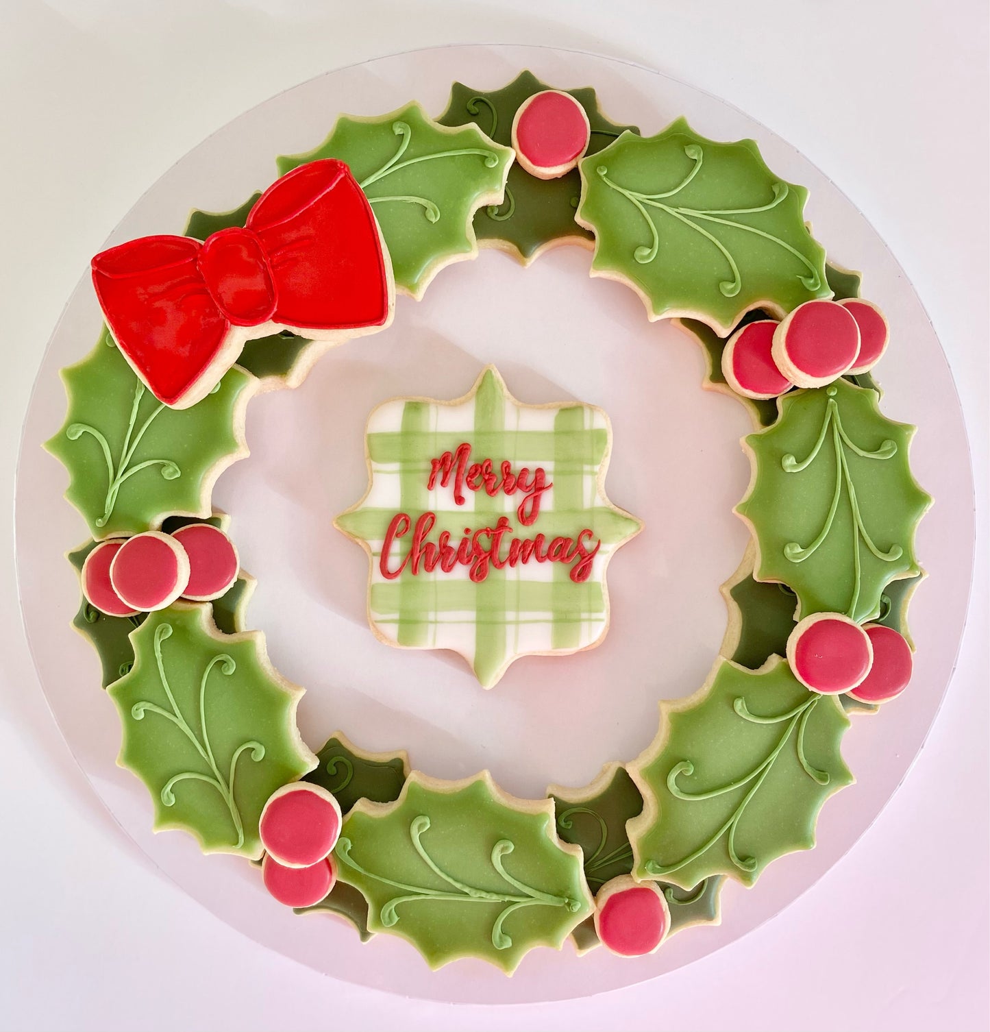 Christmas Cookie Wreath