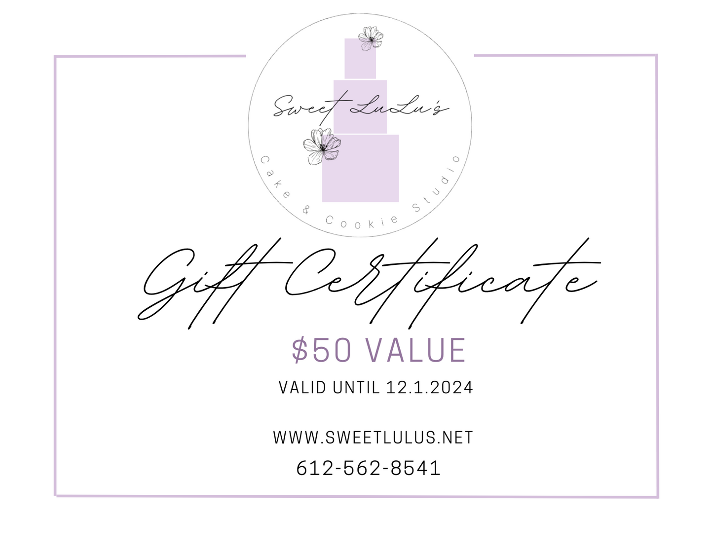 Gift Certificate