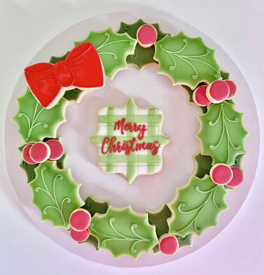 Christmas Cookie Wreath