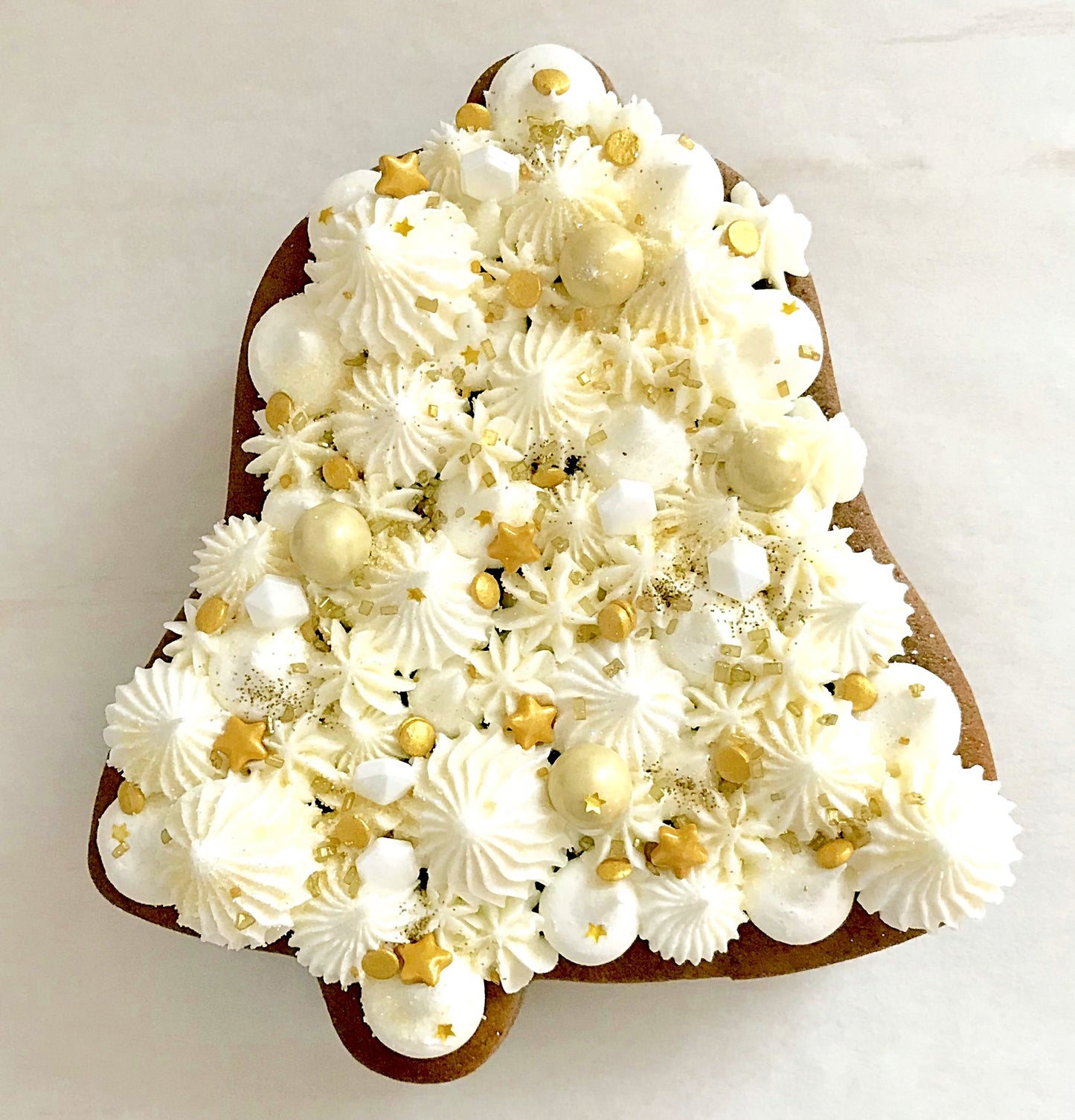 Gingerbread Bell Layered Cookie