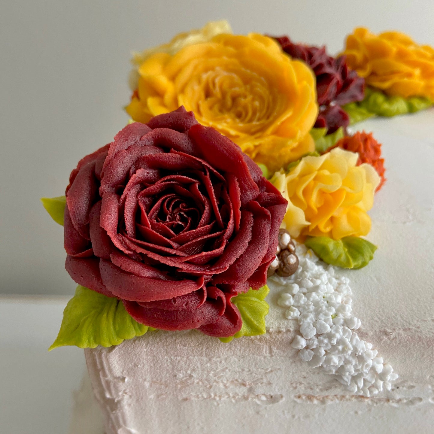 Rustic Fall Wedding Cake