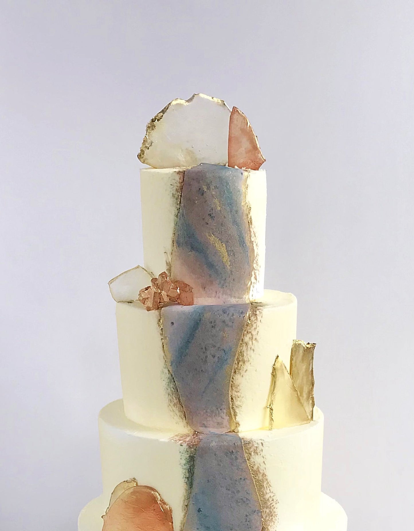Marble Accent Tiered Cake
