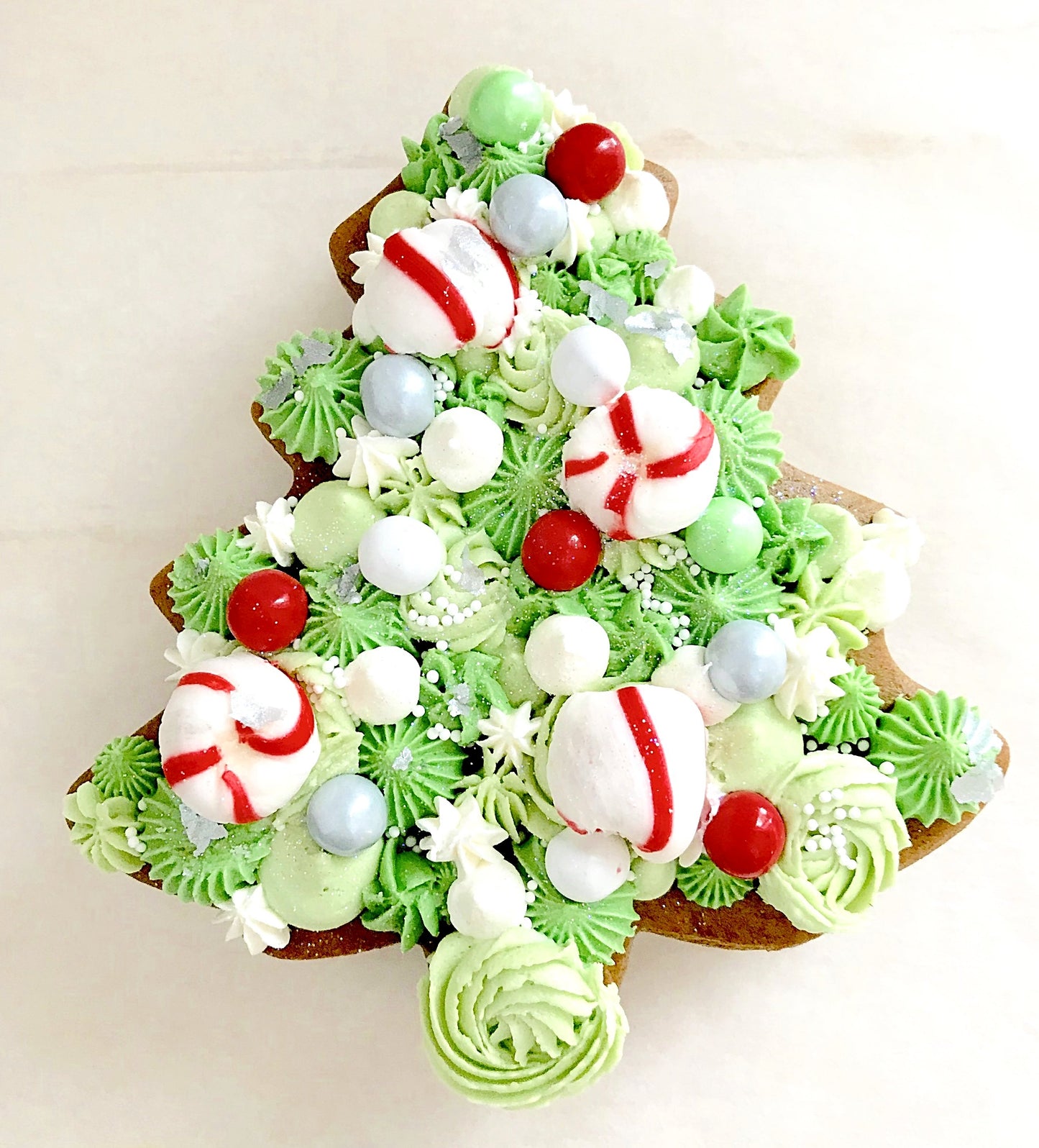 Gingerbread Tree Layered Cookie