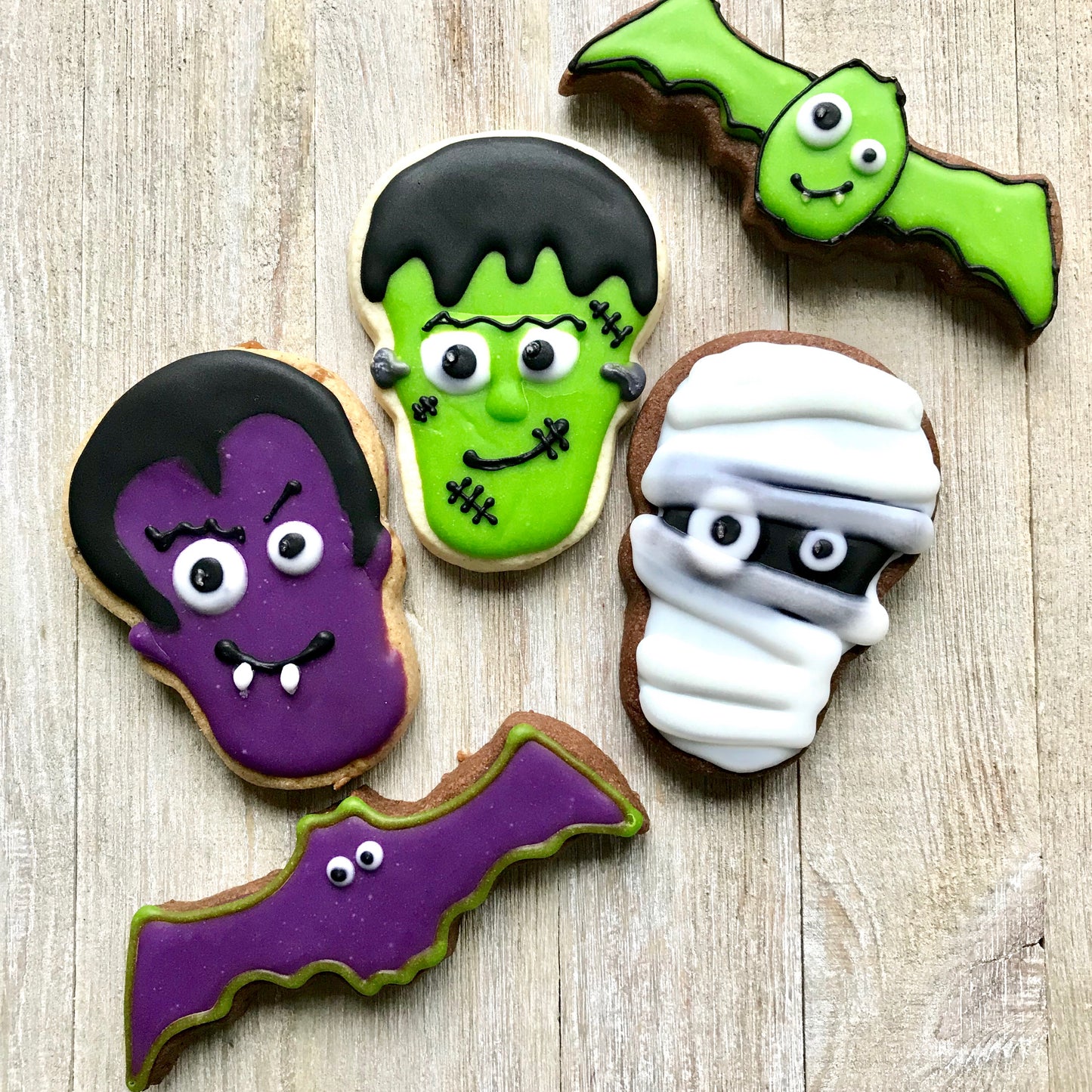 Monster Decorated Cookies