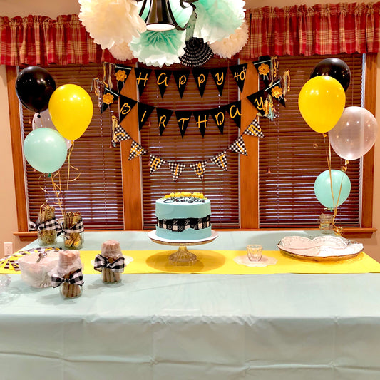 Plaid and Floral Party Box