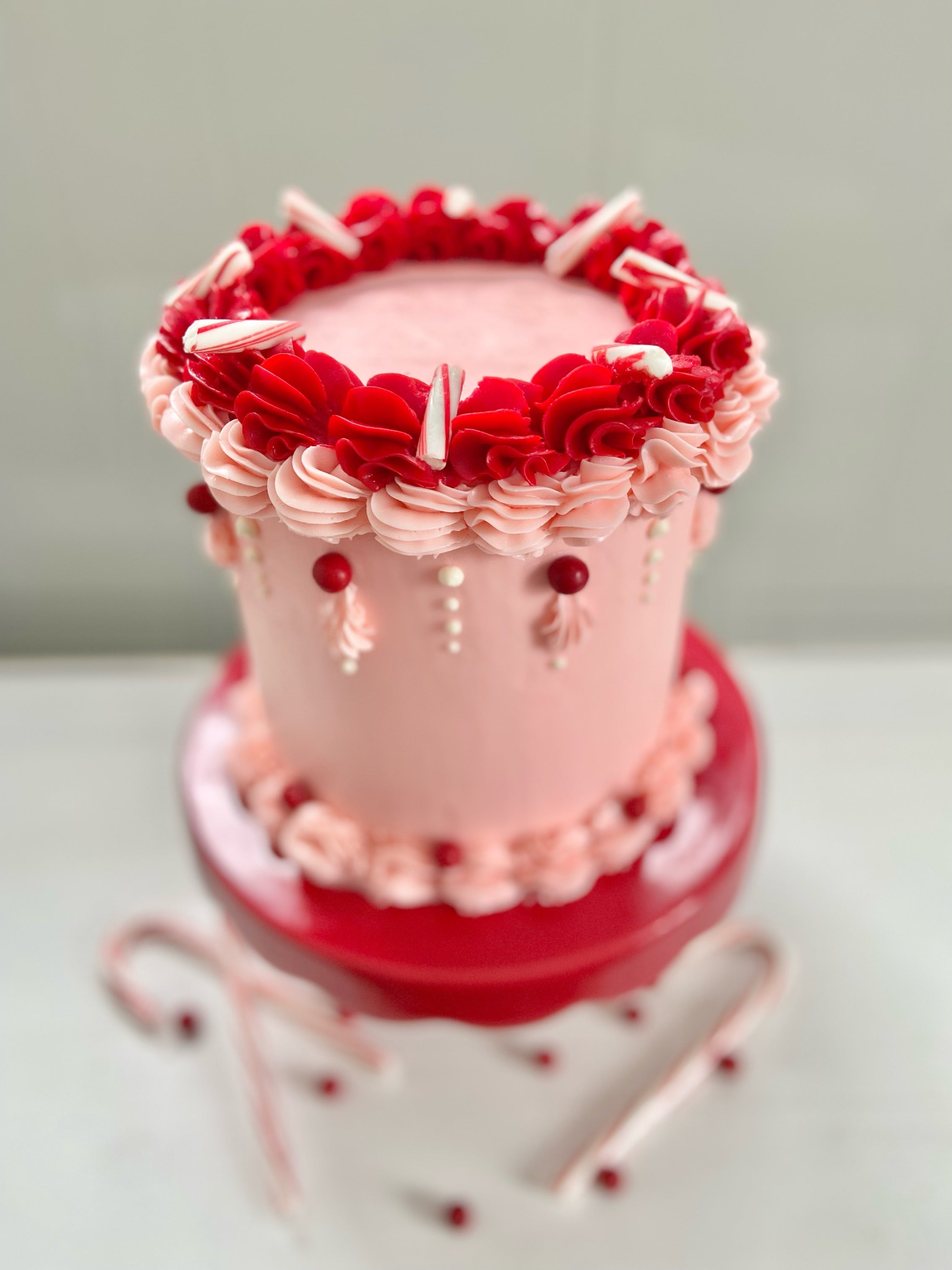 Pink Peppermint Cake | The Cake Blog